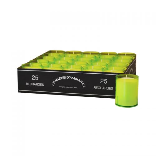 Refills tray 25 stuks lime